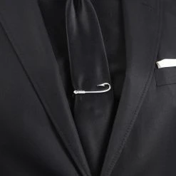 Warren Asher Pince à Cravate Courte Argentée Matelot -Arkai Atlas Shop ste megashoot tieclips 11434 73