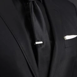 Warren Asher Mini Pince à Cravate Argentée -Arkai Atlas Shop ste megashoot tieclips 13957 75