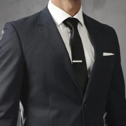 Sidegren Petite Pince à Cravate En Acier Inoxydable Brossé -Arkai Atlas Shop ste megashoot tieclips 13959 1