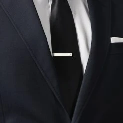 Sidegren Petite Pince à Cravate En Acier Inoxydable Brossé -Arkai Atlas Shop ste megashoot tieclips 13959 2