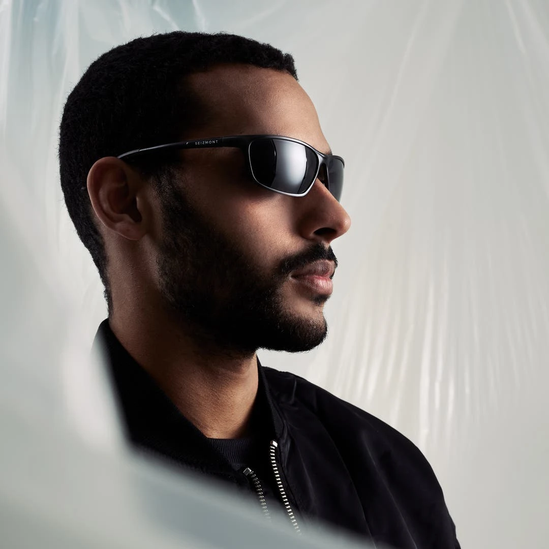 Seizmont Lunettes De Soleil Polarisées En Aluminium Noir 4 Seizmont Lunettes De Soleil Polarisées En Aluminium Noir – Image 2