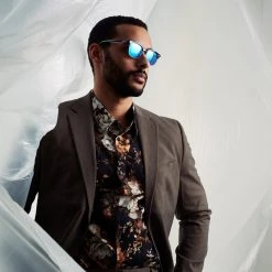 Fawler Lunettes De Soleil Browline à Verres Polarisés Bleus Et Monture Noire -Arkai Atlas Shop ste sd12 sunglasses nathangw 9 1x1 25007 1