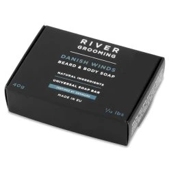 River Grooming Savon Danish Winds Pour La Barbe Et Le Corps, 40g